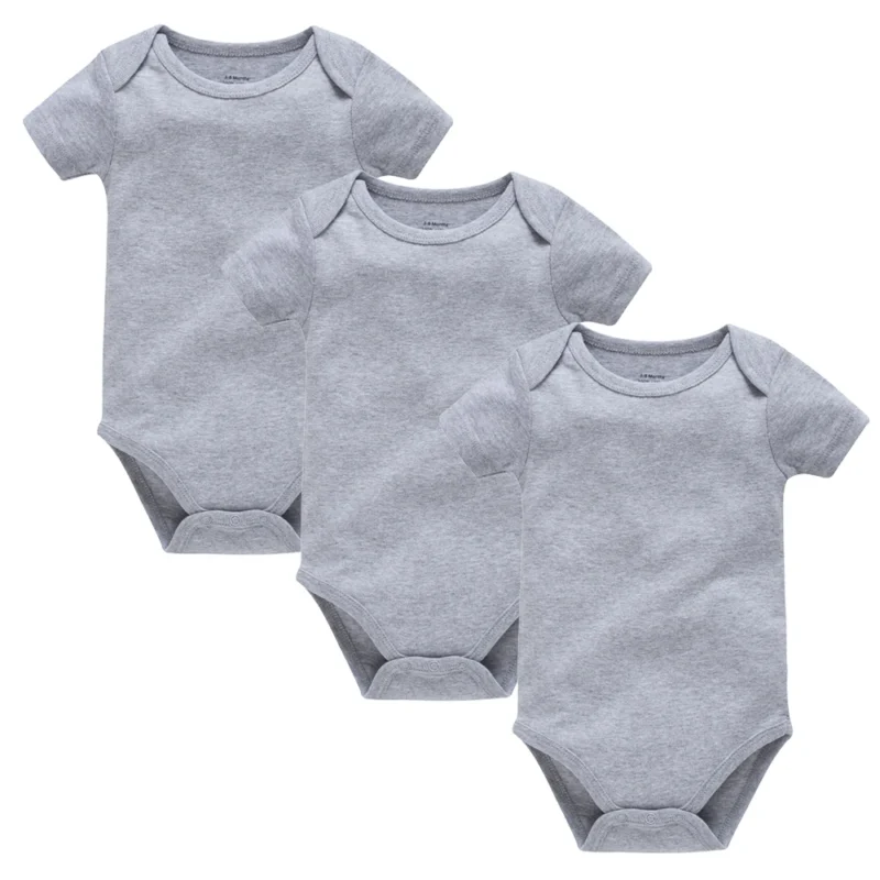 3 or 5-Pack Baby Bodysuits – Solid White Cotton Short Sleeve for 0–24 Months - Image 4