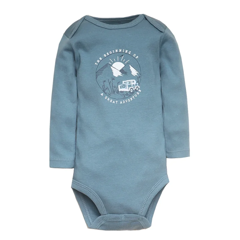 5-Pack Baby Bodysuits – 100% Cotton Newborn & Toddler Jumpsuit Set - Image 3
