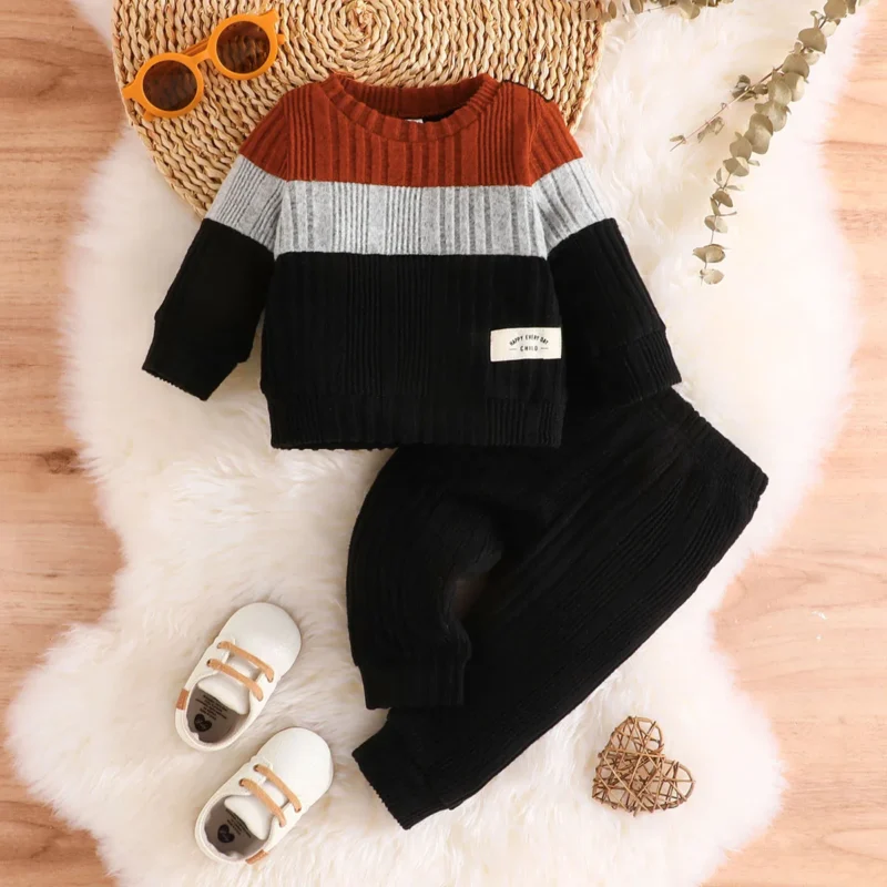 Baby Boys Winter Sweater & Pants Set (3-24M)