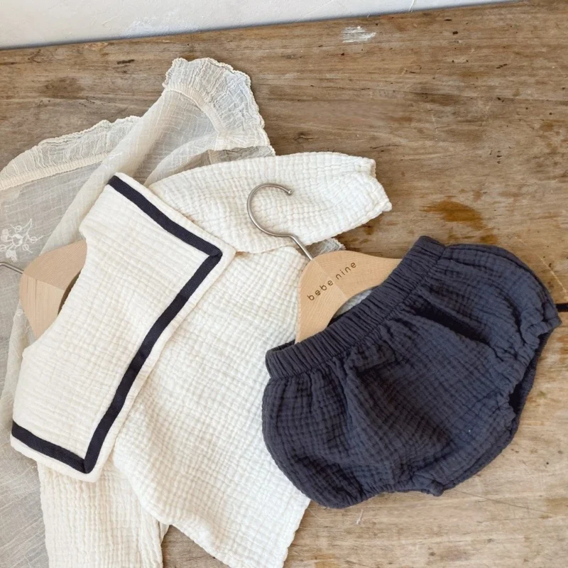 Newborn Baby Cotton Top & Pants Set – Autumn 2pcs - Image 6