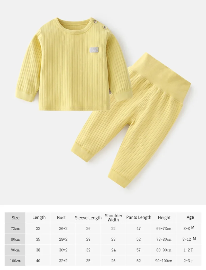 Baby Thermal Pajama Set – Warm Sleepwear (Boys & Girls) - Image 6