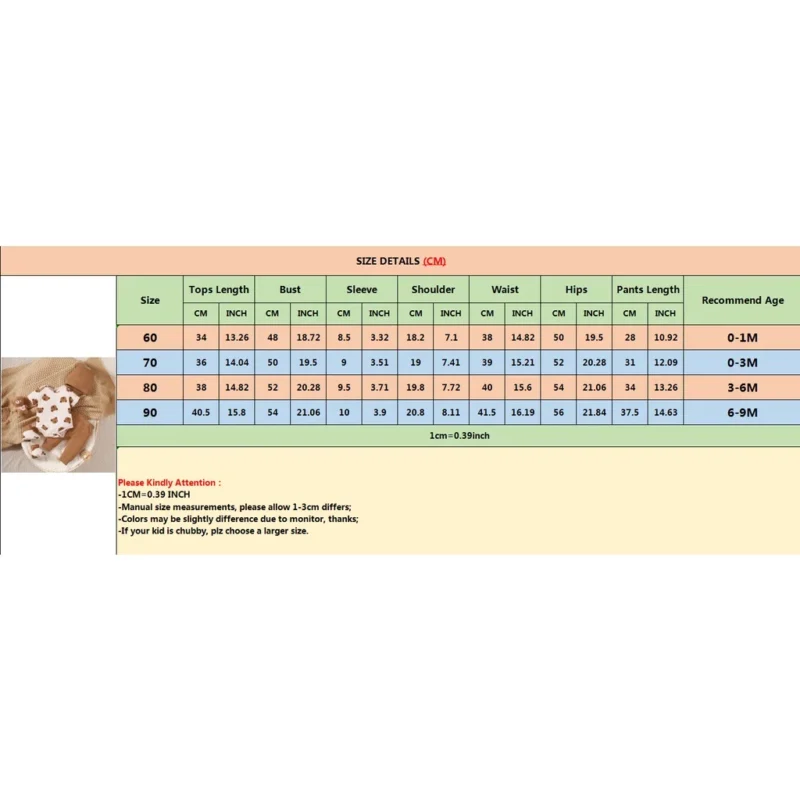 Boy 4PCS Bear Print Outfit – Bodysuit, Pants, Hat & Socks (0-9M) - Image 6