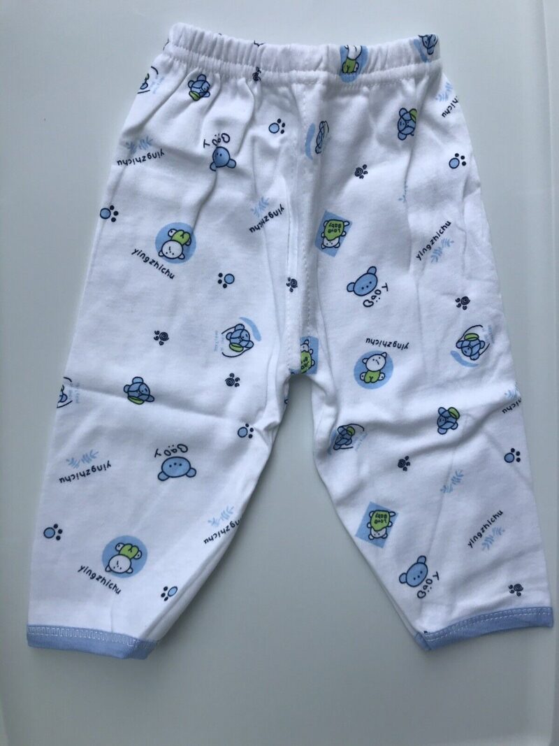 5-Piece Newborn Baby Boy Outfit Set – Pants & Essentials for 0–3 Months - Image 2