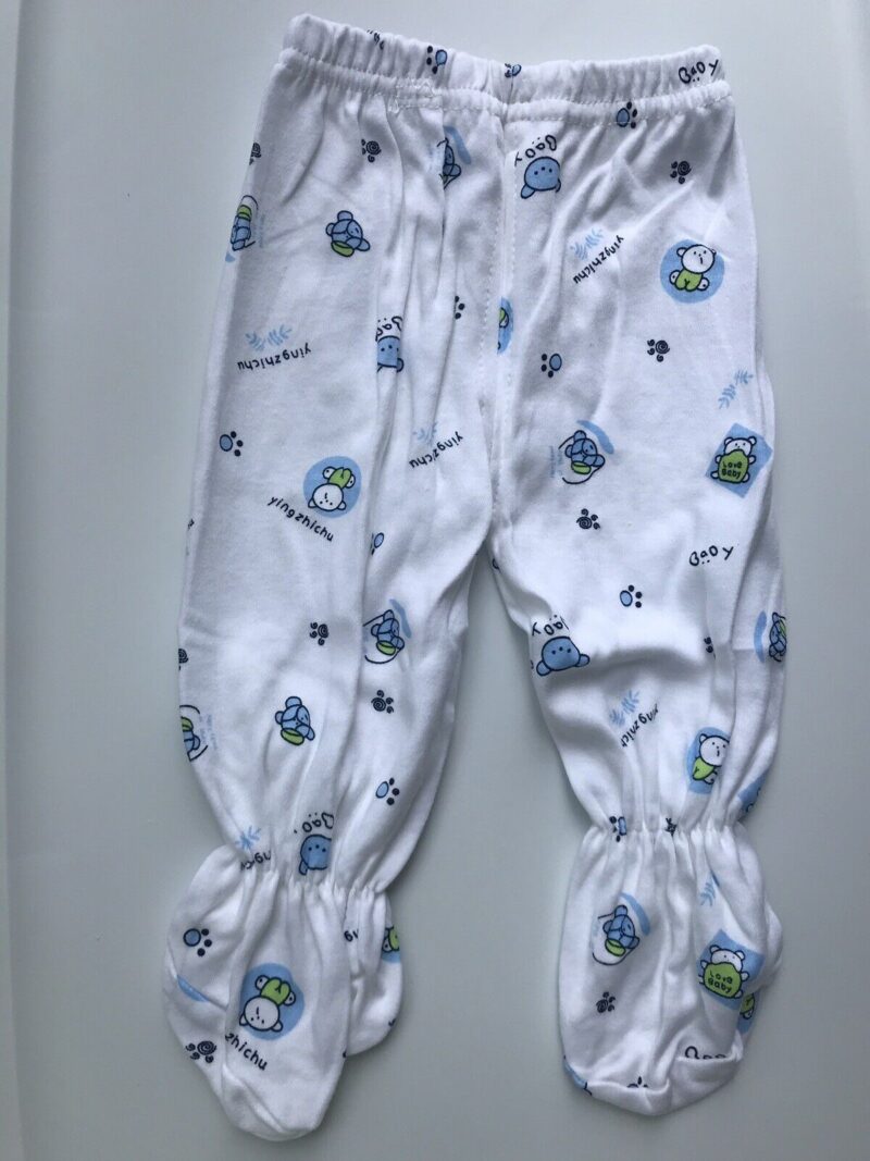 5-Piece Newborn Baby Boy Outfit Set – Pants & Essentials for 0–3 Months - Image 3