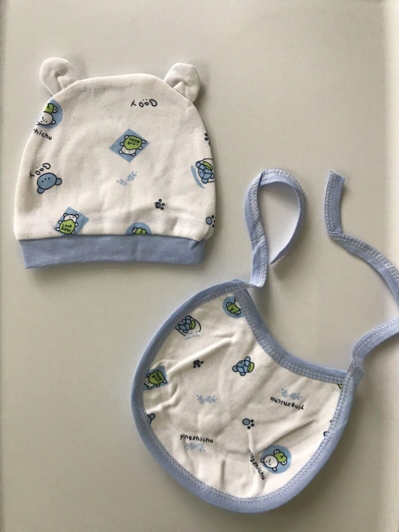 5-Piece Newborn Baby Boy Outfit Set – Pants & Essentials for 0–3 Months - Image 5